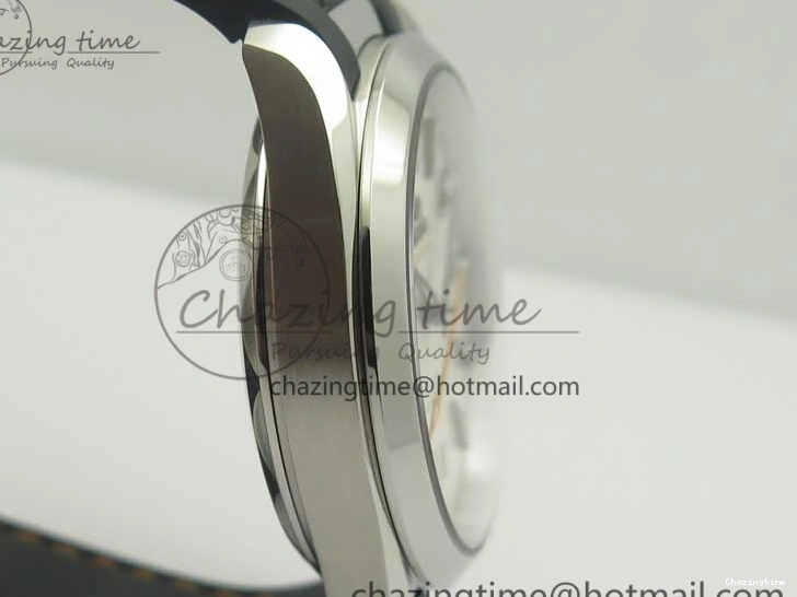 0411 SmoothTexture Aqua Terra 150M Master Chronometers VSF 1:1 Best Edition White Dial Orange Hand on Black Rubber Strap A8900 Super Clone 8011